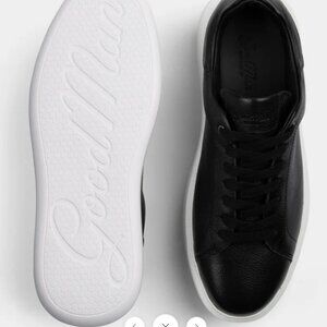 Black Pebble Leather Sneaker
